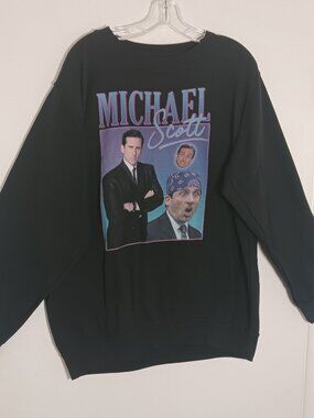 The office Michael Scott sweatshirt XL black graphic crewneck Uneek